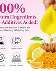 Turmeric kojic acid cleansing pads,
