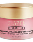 ELSZÉE Loveable Lips | Lip Mask with Hyaluronic Acid | Smooth, Volumize and Hydrate Dry Lips | Day & Night Treatment