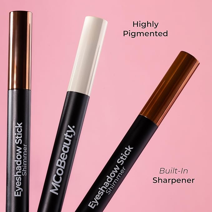 MCoBeauty Eyeshadow Stick, Shimmer, Pearl, Highly Pigmented, Built-in