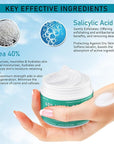 Urea Cream 40 Percent For Feet Maximum Strength - plus Salicylic Acid 2% Foot Cream For Dry Cracked Heels Feet Knees - Dead Skin Cuticle Callus Remover Toenail Softener - Pack of 2