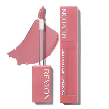 Revlon ColorStay Limitless Matte Liquid Lipstick, Vegan Formula, No-Budge, Longwear Lip Color, Long Lasting, Lightweight/Comfortable, Waterproof, 005 Strut, 0.17 fl oz