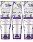 Jergens Lavender Body Butter Hand and Body Lotion, Moisturizer for Women, with Essential Oils for Indulgent Moisturization, 7 Oz, Pack of 3