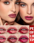 Peel Off Lip Liner Stain, Peel Off Lip Stain with Matte Finish, Peel Off Mask Tint, Waterproof, Long Lasting, Transfer Proof Red Lip Tint, Highly Pigmented Color