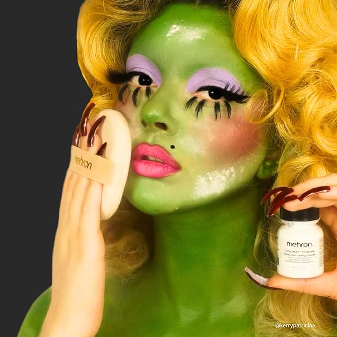 Mehron Makeup Colorset Powder | Translucent Setting Powder | Special Effects, Halloween, & Film 2 oz (60 g)