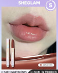 SHEGLAM PoutPerfect Moisturizing Solid Lip Gloss Non Sticky Lipstick with Coconut Oil - Sepia Kiss