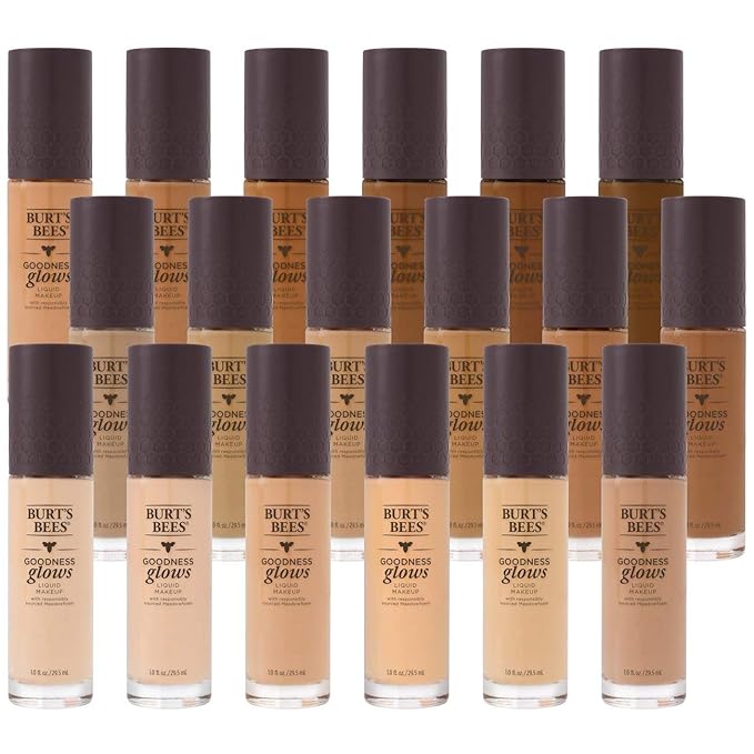 Burt's Bees Goodness Glows Liquid Makeup, Rich Caramel