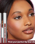 Cilrofelr Peel Off Lip Liner Stain, Long Wear Tattoo Lip Liner with Tweezer, Peel Off Lip Stain with Matte Finish, Long Lasting, Waterproof, Transfer-proof, Highly Pigmented Color (Rose)
