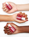 essie Salon-Quality Nail Polish, 8-Free Vegan, Tango Red, Forever Yummy, 0.46 fl oz