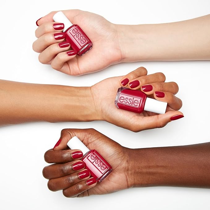 essie Salon-Quality Nail Polish, 8-Free Vegan, Tango Red, Forever Yummy, 0.46 fl oz