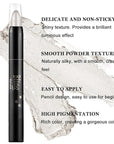 Boobeen Eyeshadow Pencil Crayon Waterproof Stick Shimmer Cream Pen - Create Glitter Eye Makeup, Easy to Use (01#)
