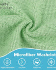 Orighty Wash Cloths Bulk Towels Set 200 Pack, Highly Absorbent and Soft Feel Microfiber Face Cloths, Multi-Purpose Washcloths & Hand Towels for Bathroom, Hotel, Spa, and Gym, 12x12 Inch, Multicolor