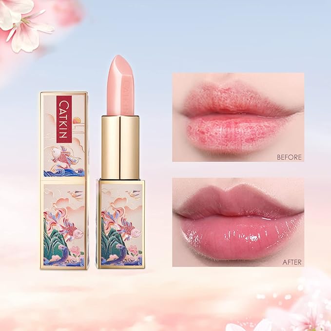CATKIN Lip Balm Ultra Hydrating Lip Moistrurizer Lip Care with Vitamin E Nourishing For Cracked & Dry Lips 0.12 oz Transparent Clear C03 Diamond Ocean