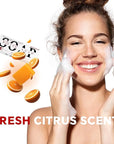 Kojic Acid Soap, Turmeric Soap Bar for Dark Spots, Fresh Citurs Scent, Gentle for Face and Body Wash with Vitamin C, Shea Butter, Retinol, Olive Oil, Collagen (3 PACK)