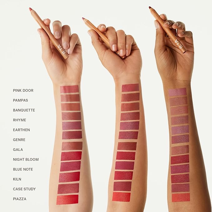 ILIA - Lip Sketch Hydrating Crayon | Non-Toxic, Cruelty-Free, Hyaluronic Acid, Hydrating + Long Lasting, Crease-Resistant, Demi-Matte (Case Study)
