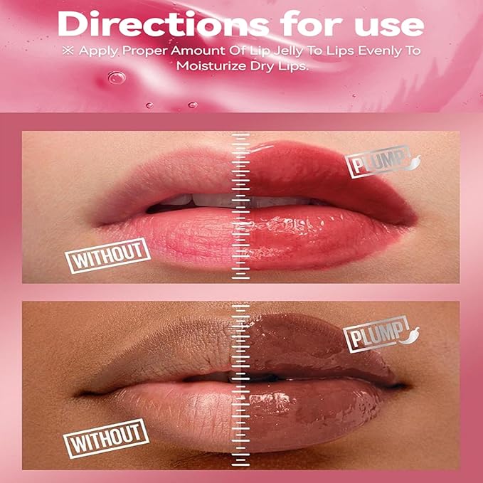 Lip Plumper Gloss 3 Colors Set, Glaze(A)
