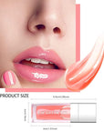 Hydrating Plumping Lip Glow Oil,Tinted Lip Gift
