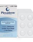 Plexaderm Rapid Reduction Eye Serum - Visibly Reduces Under-Eye Bags, Wrinkles, Dark Circles, Fine Lines & Crow's Feet Instantly, Anti Aging Wrinkle Remover for Face, 30 Single Use Pods