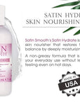 SATIN SMOOTH Post Wax Lotion - Hydrating Skin Nourisher for Smooth & Healthy Skin, After Wax Care Treatment, 4 fl oz, 2 Pack