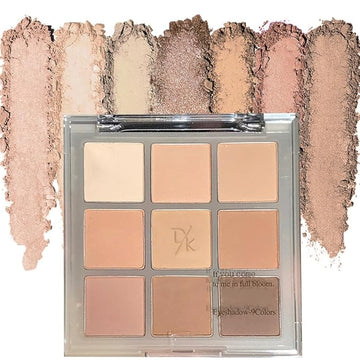 Eyeshadow Palette Makeup- 9 Colors Naked Eyeshadow Palette Matte NUDE Korean Natural Eye Shadow palettes Highly Pigmented Naturing-Looking Long Lasting (07#)