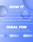 Vitamasques Lip Butter Balm - Sweet Mint, Korean Lip Balm - Peptide Lip Treatment - Lips Balm Hydrating - Light Tinted Lips balm - Made in Korea - 0.33 fl.oz