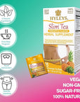 Hyleys Slim Tea Weight Loss Herbal Supplement with Pineapple - Cleanse and Detox - 50 Tea Bags (1 Pack)