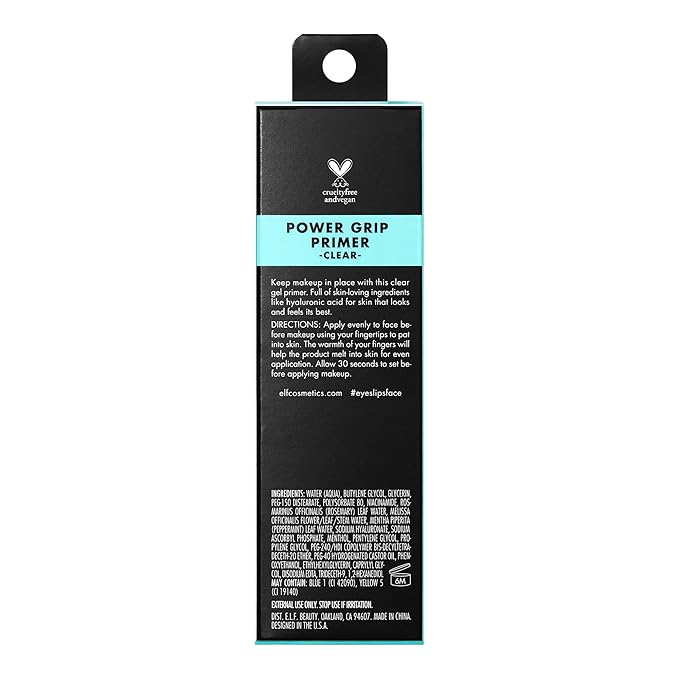 e.l.f. Power Grip Primer, Gel-Based & Hydrating Face Oz () 24 ml