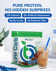BioTrust Low Carb Protein Powder – Delicious Whey & Casein Blend from Grass-Fed Hormone Free Cows – Non GMO, Gluten Free (Cafe Mocha)