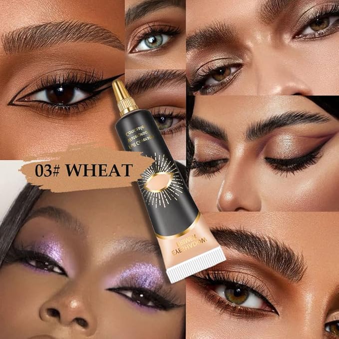 12ML Wheat Eyeshadow Primer, Cream Base For Eyeshadow Concealer (03)