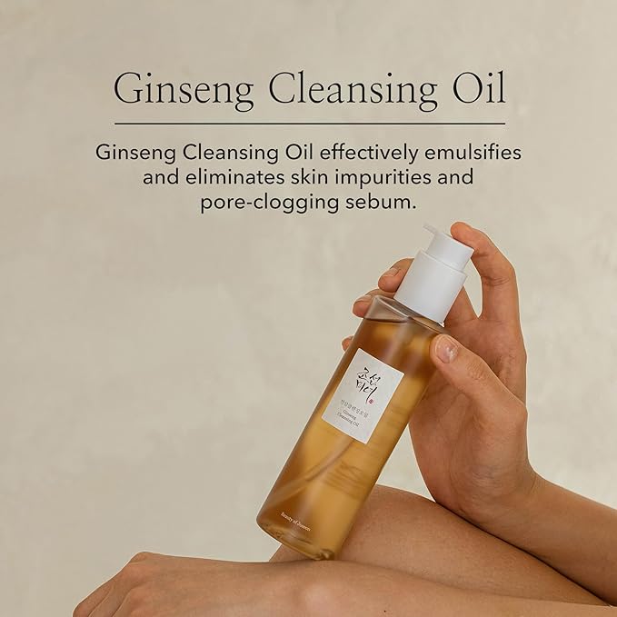 Beauty of Joseon Cleansing & Moisture Trio Ginseng Cleansing Oil Green Plum Cleanser Ginseng Essence Water Deep Cleansing and Hydration Korean Skincare