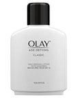 Face Moisturizer by Olay, Age Defying Classic Daily Renewal Lotion, With Sunscreen, Classic,4 oz