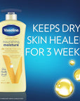 Vaseline Intensive Care Essential Healing Body Lotion, 20.3 oz, Bundled with Petroleum Jelly Original, 7.5oz, and All-Over Body Balm Stick, 1.4 oz - Pack of 3, Moisturizing Skin Care