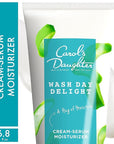 Carol's Daughter Wash Day Delight Cream Serum Hair Moisturizer for Curly Hair, Anti-Frizz, Made with Aloe and Glycerin, 6.8 fl oz