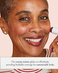 Boomstick Color ™ All-in-One Cream Blush for Cheeks, Eyes & Lips, Long Wearing, Blendable Makeup Blush Stick for Mature Skin, Cruelty Free Lip Cheek Tint with Skincare Benefits, Cindy Joseph Berry