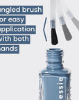 essie expressie quick dry nail polish, vegan, power moves, blue, feel the hype, 0.33 fl oz
