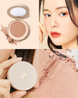 Heart Percent Dote on Mood Glow Blush, Smooth Rose Plush)