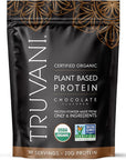 Truvani Vegan Pea Protein Powder | Chocolate | 20g Organic Plant Based Protein | 10 Servings | Keto | Gluten & Dairy Free | Low Carb | No Added Sugar