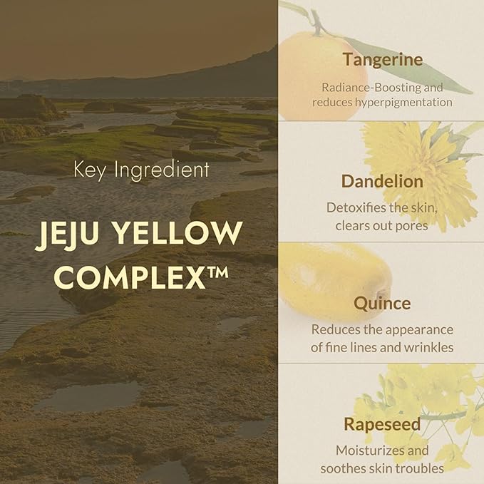 MIZON Joyful Time Jeju Face Mask (Heartleaf) Koren Full Face mask Non-sticky Boosts Hydration with Jeju Yellow Complex(10 PCS)