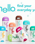 hello Deodorant Variety Pack (Sweet Coconut, Fresh Citrus, White Sage) for Women + Men, Aluminum Free, Baking Soda Free, Parabens Free, 24 Hour Odor Protection, 2.6 Ounce, 3 Pack