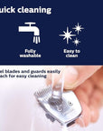 Norelco Philips Multi Groomer All-in-One Trimmer Series 3000-13 Piece Mens Grooming Kit for Beard, Face, Nose, Ear Hair Trimmer and Hair Clipper - NO Blade Oil Needed, MG3740/40