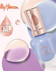 Sally Hansen Color Therapy, Serene Green, Argan Oil, Long Lasting, Nail Treatment, Semi Opaque, Shiny Green Nail Polish