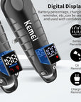 KEMEI Professional Hair Clippers for Men, Cordless Barber Clippers Set and Trimmers Kit, Rechargeable Electric Foil Shaver & Beard Trimmer, Men's Facial Grooming, Hair Cutting Tools, Gifts for Men