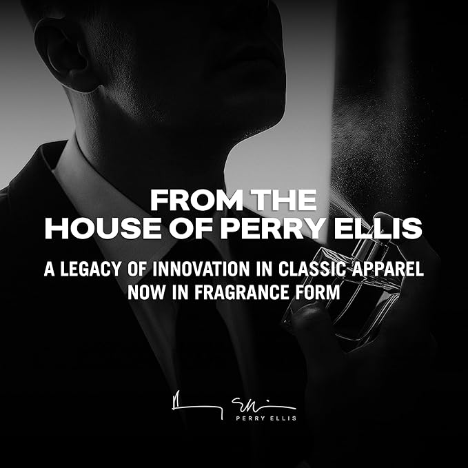 Perry Ellis 360° Black Eau De Toilette Spray for Men - Mens Cologne, Long Lasting Perfume, EDT, Fragrance with Notes of Ginger, Cardamom & Tobacco Leaf - 3.4 fl oz (100 mL)