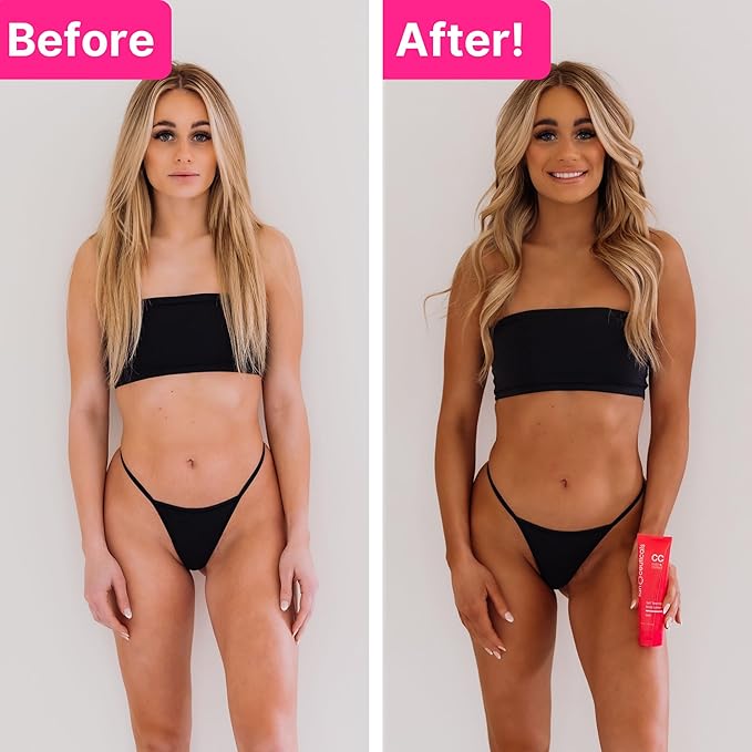 Tanceuticals Self Tanner - Dark Self Tanning Lotion for Body - Gives Natural Looking & Long Lasting Sunless Tan – Quick Fake Tan, Bronze Glow - Fresh Coconut Scent & Healthy Ingredients (Dark)