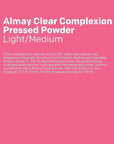 Almay Clear Complexion Pressed Powder, Hypoallergenic, Cruelty Free, Dermatologist Tested