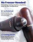 Ice Roll Serum | Cooling & Hydrating Roll-On Serum for Face, Puffy Eyes, Bakuchiol & Collagen for Firming & Lifting, Facial Roller for Depuffing, Under Eye Bag Treatment | Korean Skin Care