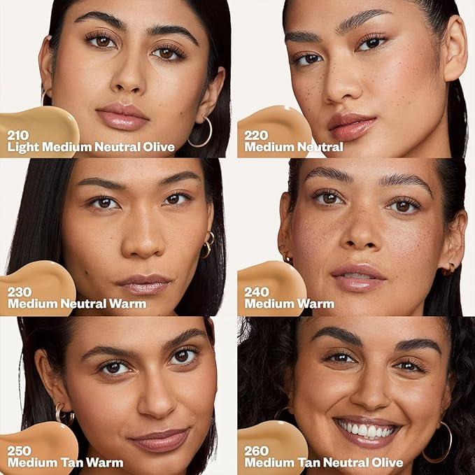 Kosas Revealer Skin-Improving Foundation with SPF 25 Protection - Hydrate, Brighten, Soothe, Plump, Protect Skin - Smoothing Texture, Natural Finish and Clean Formula - Medium Neutral Warm 230