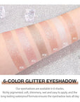 Monochrome Pressed Eyeshadow, Waterproof Neutral Powde Mini Shimmer Rose Gold Pink Eyeshadow, sombras para ojos, Talc, Paraben & Cruelty Free (H05#Shimmer Rose Gold Pink)