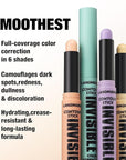 LANGMANNI Multi-Use Face Contour Stick,Highlighter & Concealer Stick,