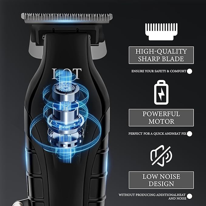 Hair Clippers for Men, Hair Trimmer, Beard Shaver Set for Men, Electric Cordless Barber Clipper Beard Trimmer, Rechargeable Fade Clipper Hair Cutting Kit