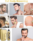 Professional Hair Trimmer for Men,Hair Clippers Nose Hair Trimmer Shaver Set,Cordless Barber Clippers,T-Blade Beard Trimmer Electric Shaver Razor for Men Haircutting Grooming Kit